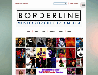 borderlinemusic.com screenshot