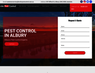 borderpestcontrol.com.au screenshot