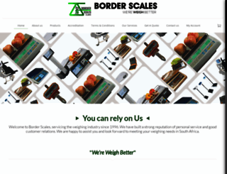 borderscales.co.za screenshot