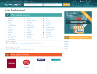 borehamwood.cylex-uk.co.uk screenshot