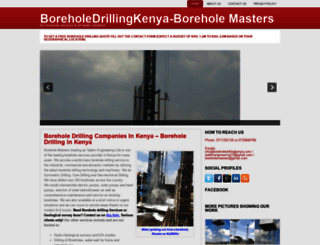 boreholedrillingkenya.com screenshot