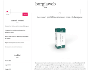 borgiaweb.it screenshot