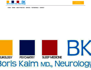 boriskaimneurology.com screenshot
