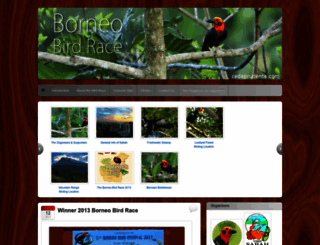 borneobirdrace.wordpress.com screenshot
