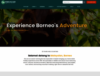 borneoecotours.com screenshot