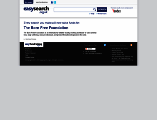 bornfree.easysearch.org.uk screenshot