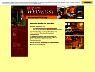 bornheimerweinkost.de screenshot