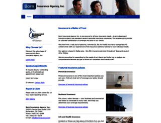borninsurance.com screenshot