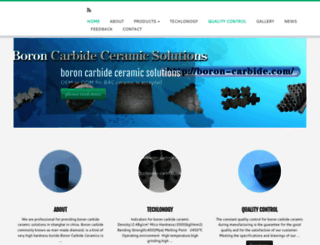 boron-carbide.com screenshot