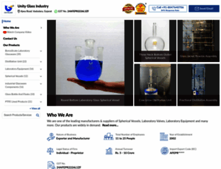 borosilicate-glassware.com screenshot
