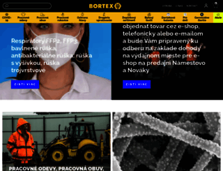 bortex.sk screenshot