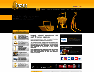 boscaroitalia.com screenshot