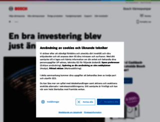 bosch-climate.se screenshot