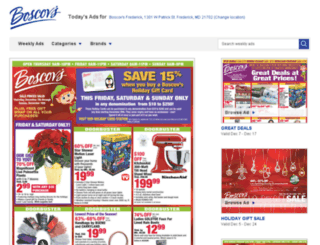 boscovs.shoplocal.com screenshot