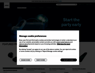 bose.ie screenshot