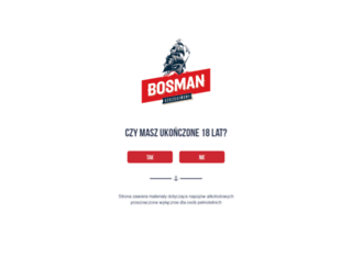 bosman.pl screenshot