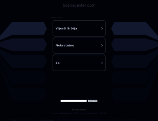 bosnacenter.com screenshot