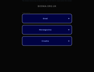 bosnia.org.uk screenshot