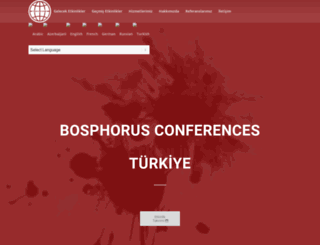 bosphorusconferences.com screenshot