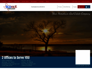 bosquerealestate.com screenshot