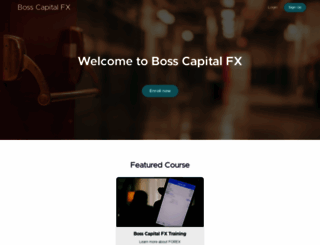 boss-capital-fx.teachable.com screenshot