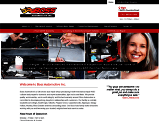 bossautomotiveinc.com screenshot