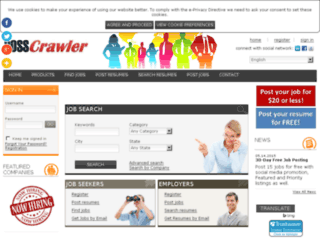 bosscrawler.com screenshot