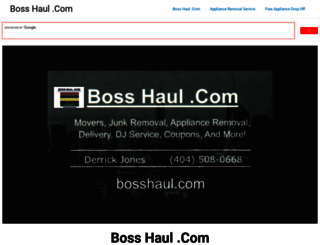 bosshaul.com screenshot