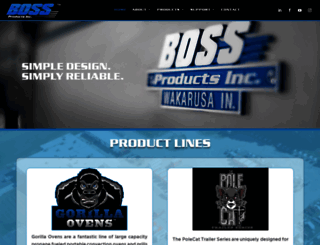 bossproductsinc.com screenshot