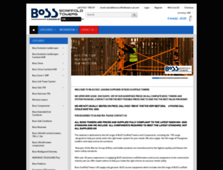 bossscaffoldtowers.uk.com screenshot