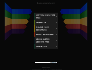 bosssound.com screenshot