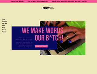 bossycreative.com screenshot