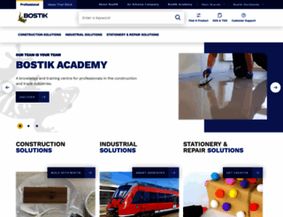 bostik.com.au screenshot