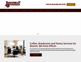 bostonbeancoffee.com screenshot