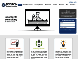 bostonbizconsulting.com screenshot