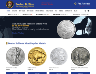 bostonbullion.com screenshot