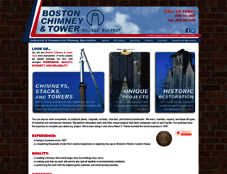 bostonchimney.com screenshot