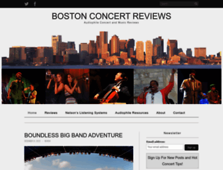 bostonconcertreviews.com screenshot