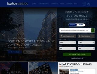 bostoncondos.com screenshot