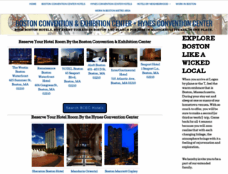 bostonconventioncenter.com screenshot