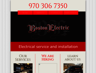 bostonelectric.net screenshot