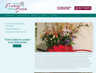 bostonflowershow.com screenshot
