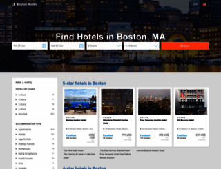 bostonhotelsmotels.com screenshot
