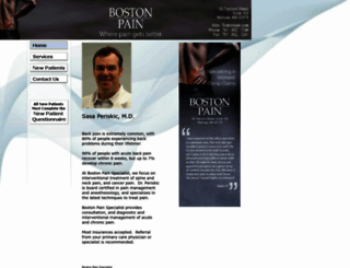 bostonpain.com screenshot