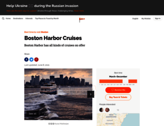 bostonsbestcruises.com screenshot