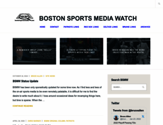 bostonsportsmedia.com screenshot