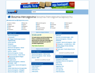 bosznia-hercegovina.lapozz.hu screenshot