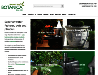 botanica.co.za screenshot
