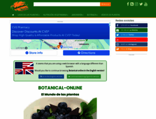 botanical-online.com screenshot
