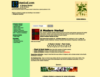 botanical.com screenshot